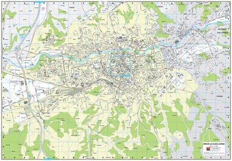 Plan de Brive-la-Gaillarde