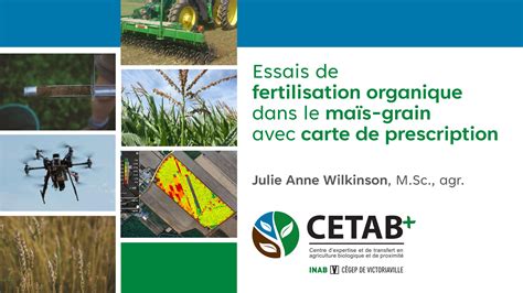 Carte de prescription de fertilisation variable du maïs