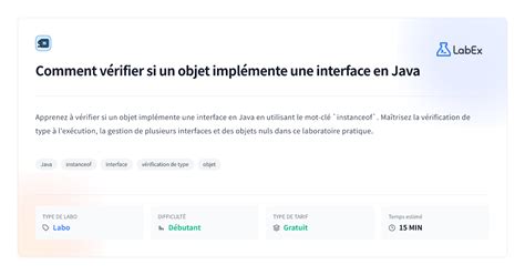 Interface pour déséquiper un objet