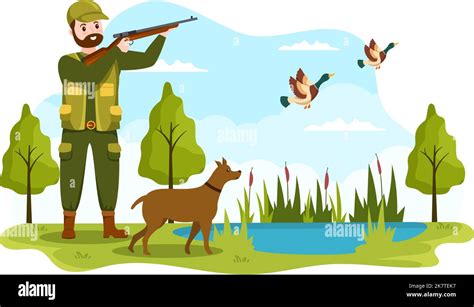 Illustration d'un événement de chasse ou de récolte