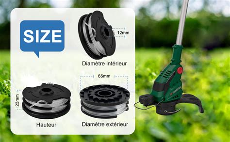 Vue d'ensemble du coupe-bordures Parkside PRT 550 A1 dans un jardin bien entretenu