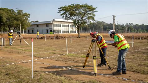 Nivellement laser d'un terrain avant semis