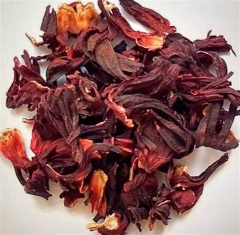 fleurs d'hibiscus séchées pour infusion