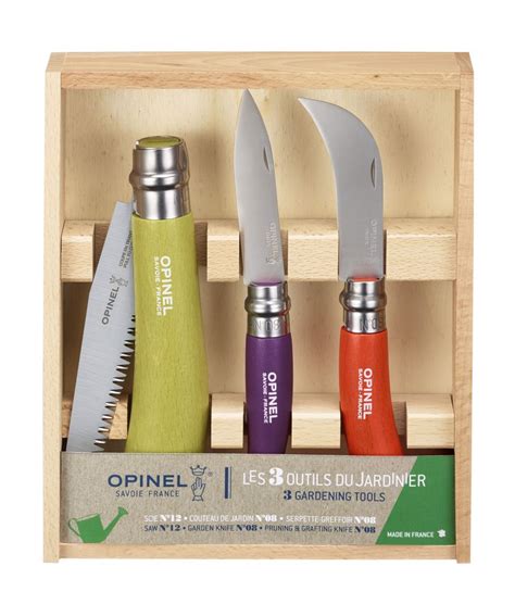 coffret d'outils de jardin Opinel