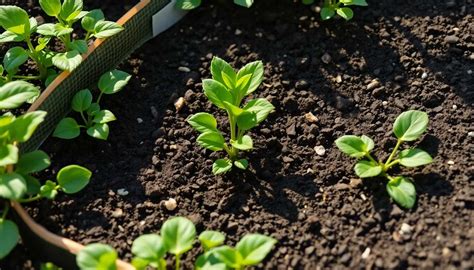 Schéma illustrant la mise en place de barrières physiques autour de jeunes plants pour protéger contre les limaces