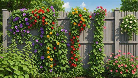 Diagramme des différents types d'accroches des plantes grimpantes