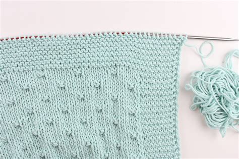 Exemple de bordure tricotée avec une finition discrète