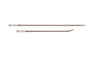 Aiguille à laine incurvée et droite