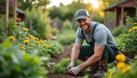Infographie des qualités d'un bon jardinier