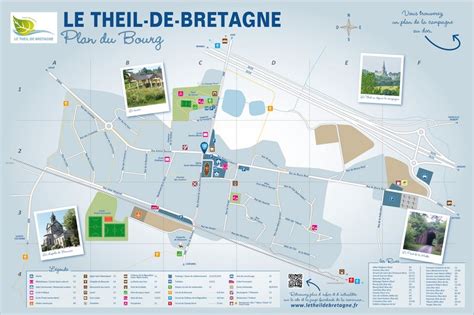 Plan du Theil-de-Bretagne avec l'Impasse des Hortensias
