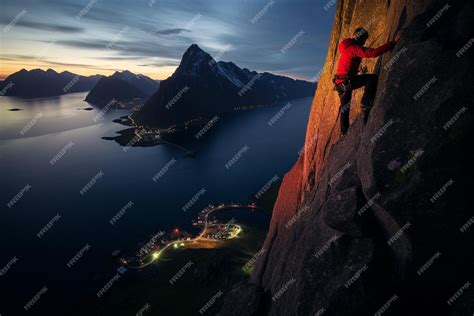 Grimpeur sur le rocher du Windstein