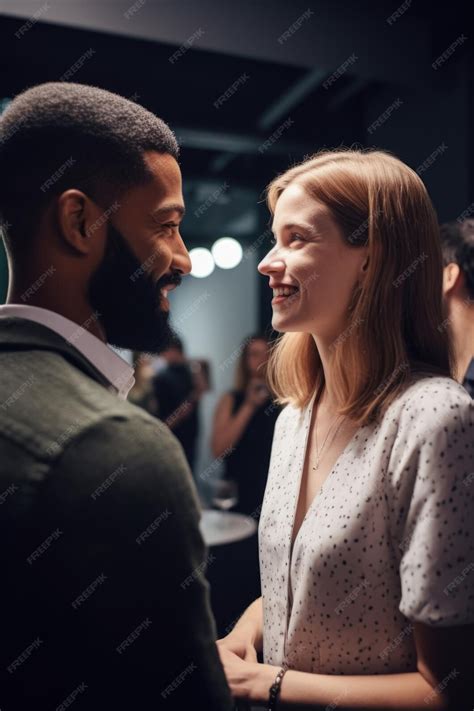 Un homme et une femme se regardant avec interrogation