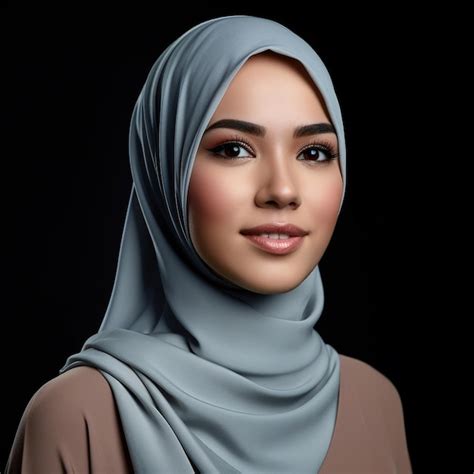 une jeune femme musulmane portant un hijab moderne