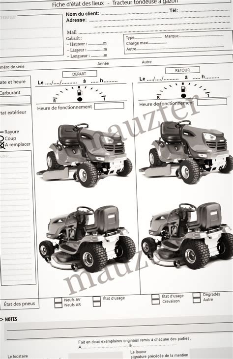 Infographie : Calendrier d'entretien saisonnier du tracteur tondeuse
