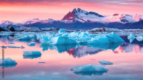Paysage enneigé du Grand Nord