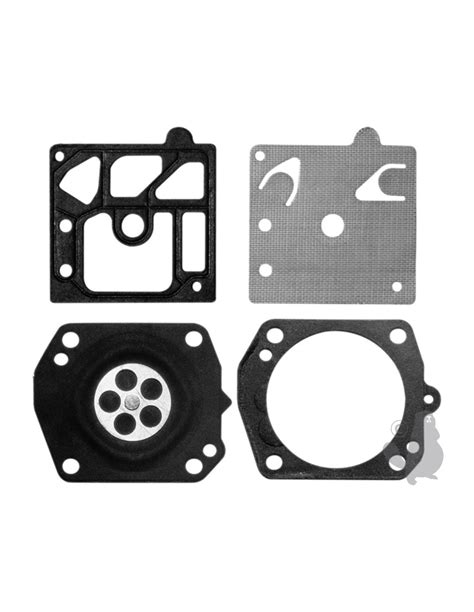 Photo comparative d'un kit de membranes Walbro neuf et usagé
