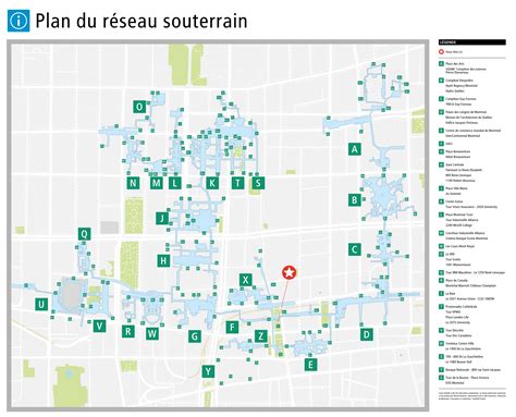 Carte du réseau souterrain de Paris