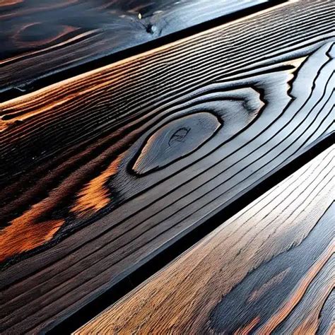 Illustration d'une façade réalisée avec la technique du bois brûlé Shou Sugi Ban