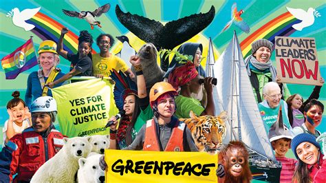 Logo Greenpeace et représentation graphique de son indépendance financière