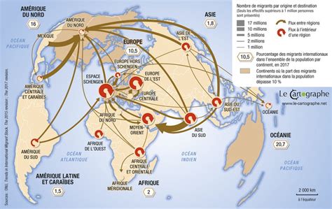 Carte historique retraçant la migration du Pelargonium depuis l'Afrique du Sud vers l'Europe puis l'Océan Indien et les Amériques