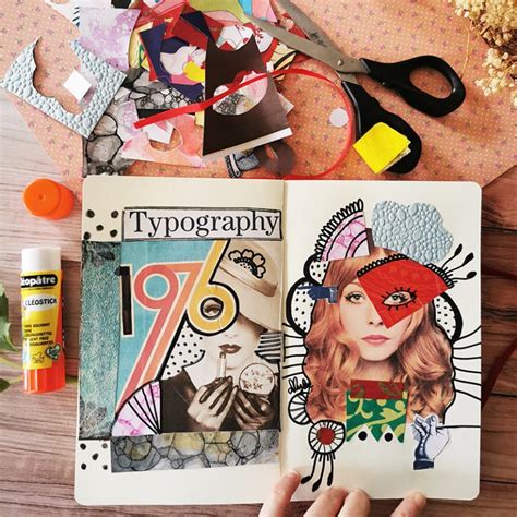 Exemples de réalisations artistiques d'élèves utilisant la technique du collage et du froissage sur le thème du radis