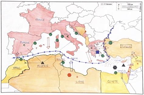 Carte de répartition du Nerium oleander dans le bassin méditerranéen et focus sur les stations corses