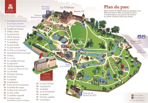 carte de la parcelle du Clos Frémur avec les différents jardins