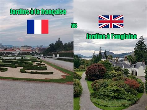 Différences entre jardin à la française et jardin à l'anglaise