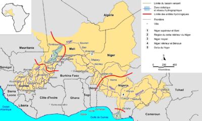 Carte du delta intérieur du Niger