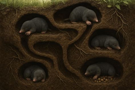 Schéma des galeries creusées par Frank et des rebonds de son pépin