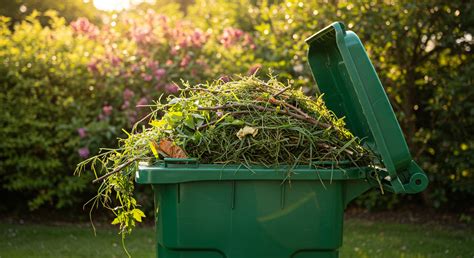 tas de déchets verts issus de la taille de haies