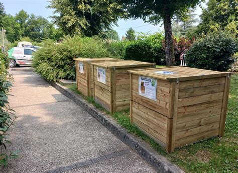 Photo d'un site de compostage partagé en zone urbaine