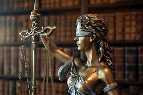 Symbole de la justice avec des chaînes brisées