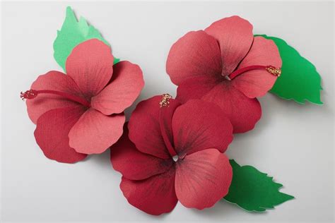 Exemples de projets DIY avec des fleurs d'hibiscus en SVG (cartes, t-shirts, décorations)