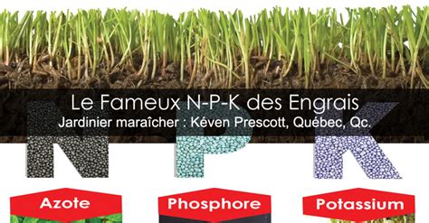 Schéma expliquant la composition NPK d'un engrais