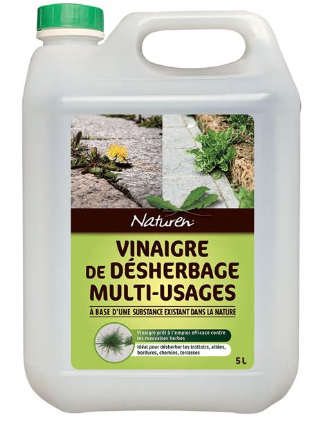 Vinaigre blanc pour désherbage