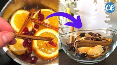 pot pourri de Noël avec agrumes, cannelle et sapin