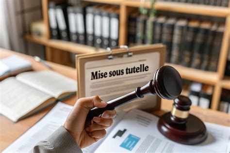 Diagramme des étapes de la procédure de mise sous tutelle