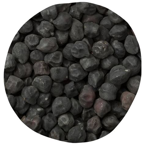 Plat de pois chiches noirs
