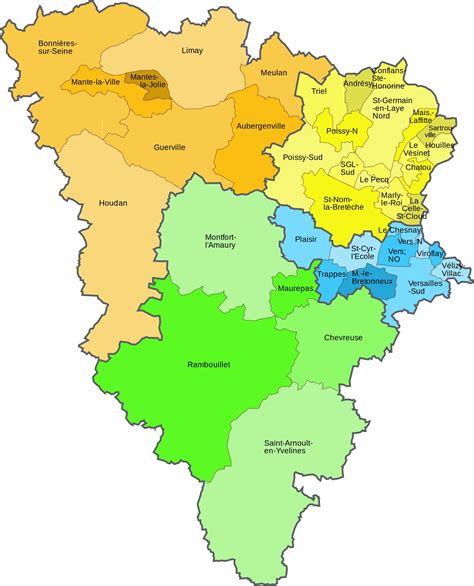 Carte des fermes de cueillette dans les Yvelines