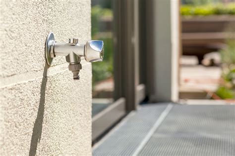 Emplacement idéal pour un robinet de jardin