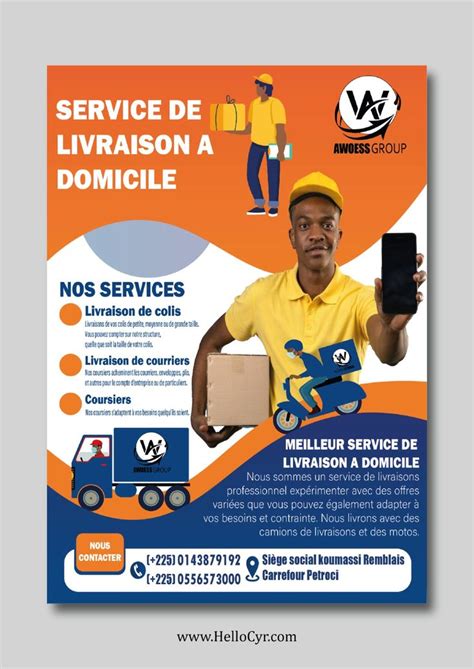 Services de livraison et collecte en magasin