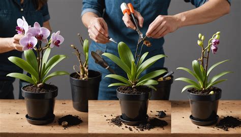outils de rempotage orchidée