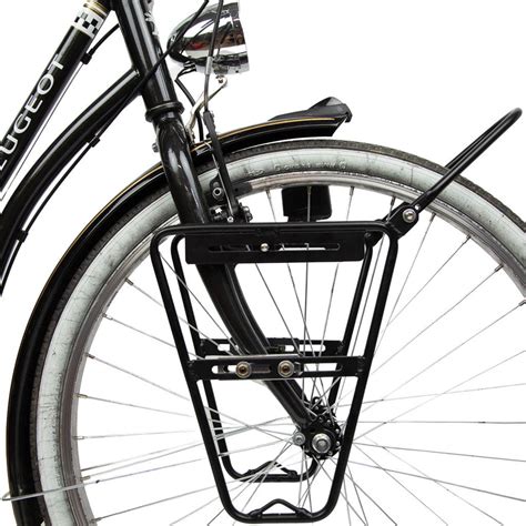 Schéma de fixation d'un porte-bagages avant sur fourche rigide
