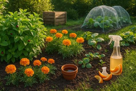 jardin propre avec des méthodes naturelles