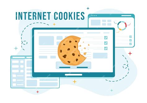 Icônes représentant l'utilisation de cookies sur un site web