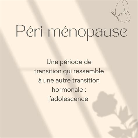Périménopause et changements hormonaux