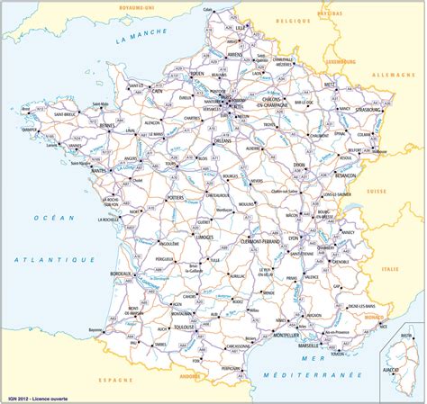 Carte routière dynamique centrée sur le village de Neuillé-le-Lierre