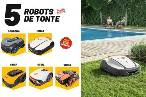 Comparaison des prix des robots tondeuses