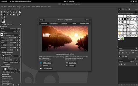 Interface GIMP personnalisable